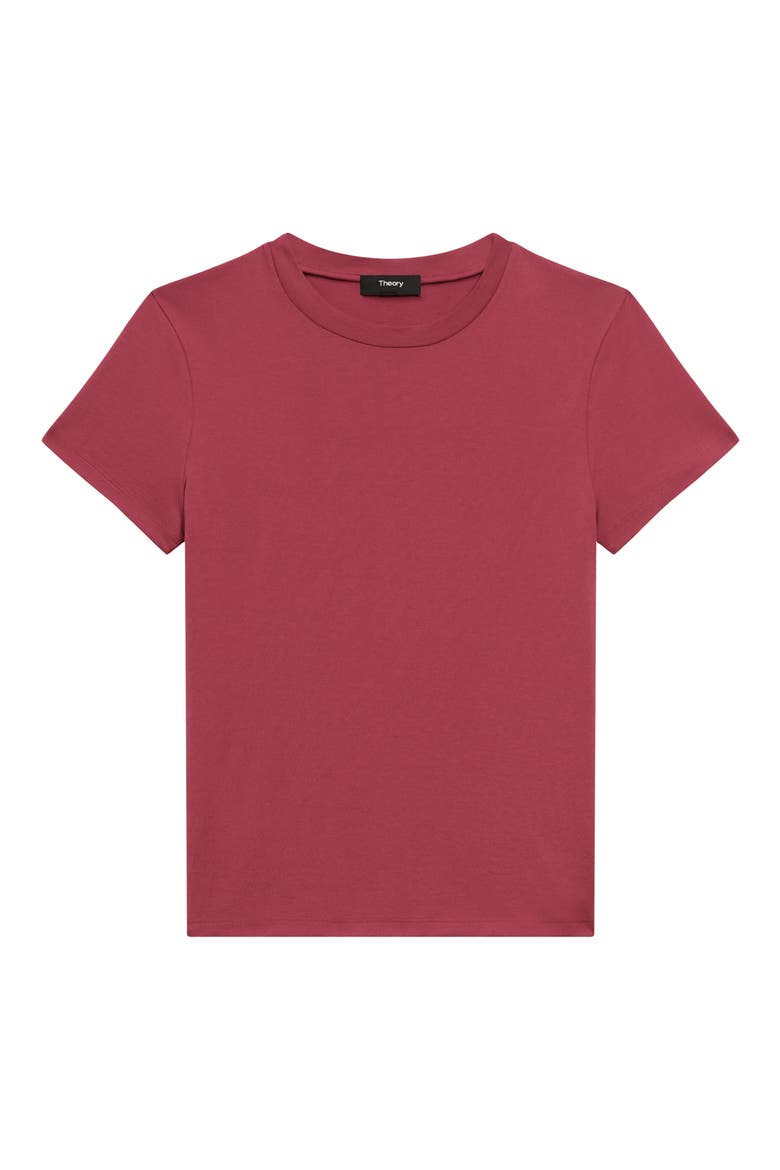 Tiny Apex Organic Pima Cotton T-Shirt, Alternate, color, DEEP ROSE
