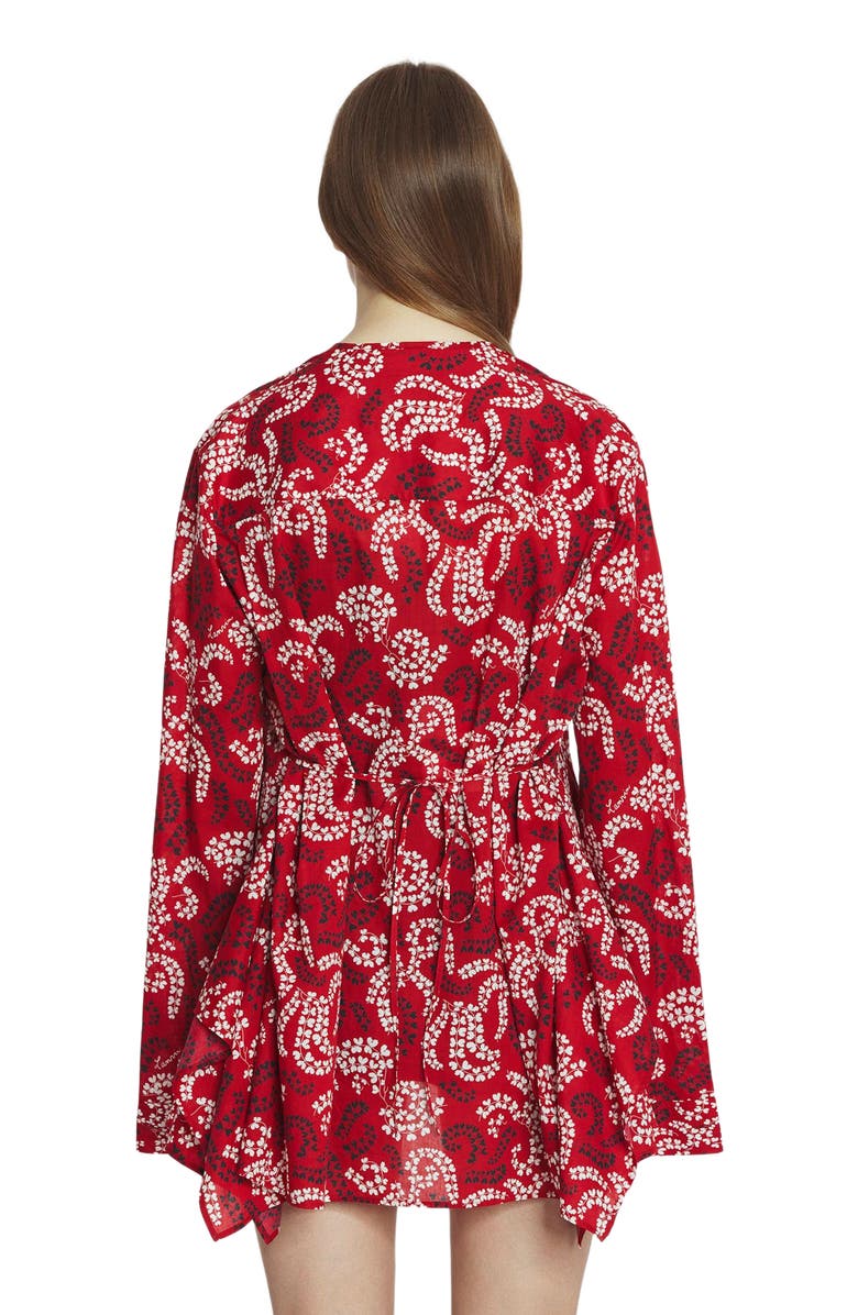 Lanvin PRINTED SHIRT IN COTTON VOILE, Alternate, color, 