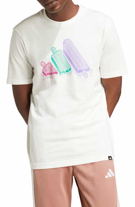 adidas Lounge Ice Cream Cotton Graphic T-Shirt