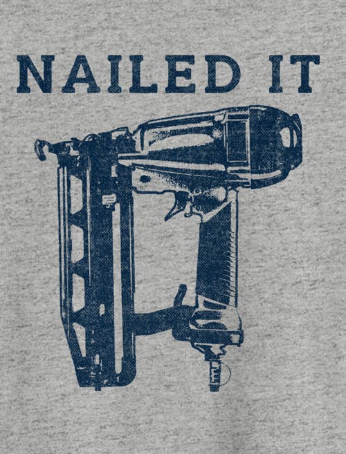 True Nation By Dxl Big & Tall Nailed It Graphic Tee