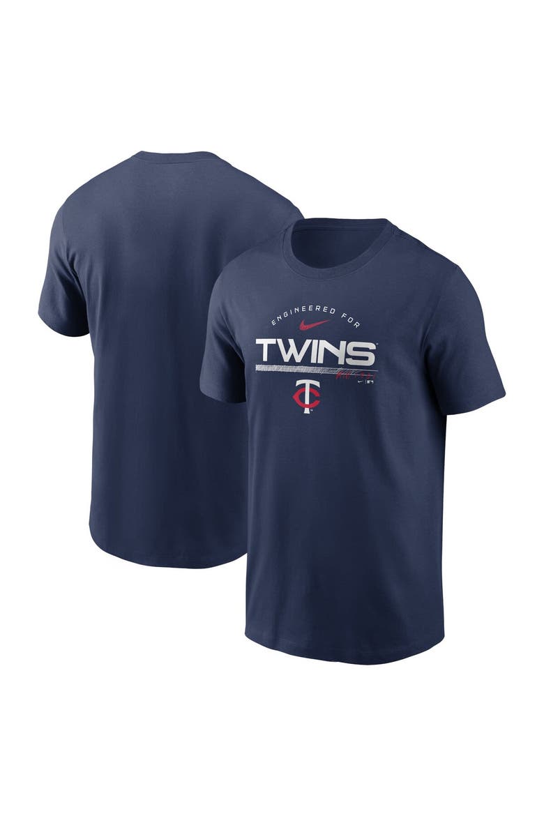 Men's Nike Navy Minnesota Twins Team Engineered Performance T-Shirt, Main, color, Navy