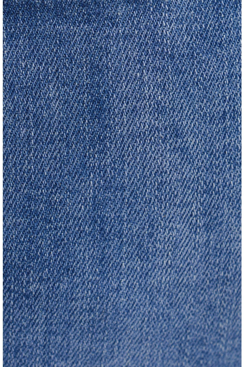 Jess Seamed High Waist Raw Hem Ankle Straight Leg Jeans, Alternate, color, BLUELOVER