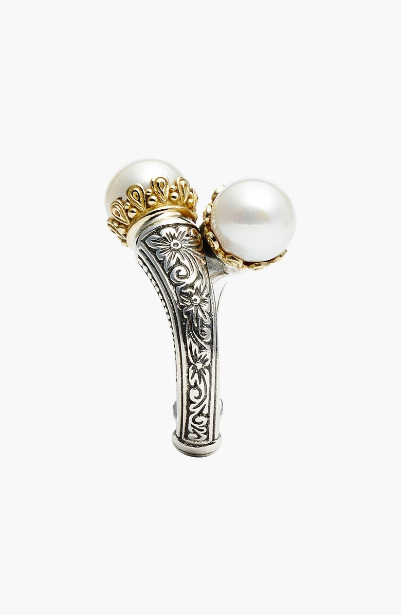 Konstantino 'Hermione' Pearl Coil Ring, Alternate, color, 