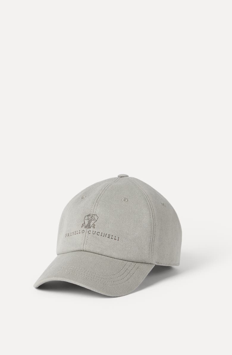Brunello Cucinelli Baseball cap with logo, Alternate, color, Khaki