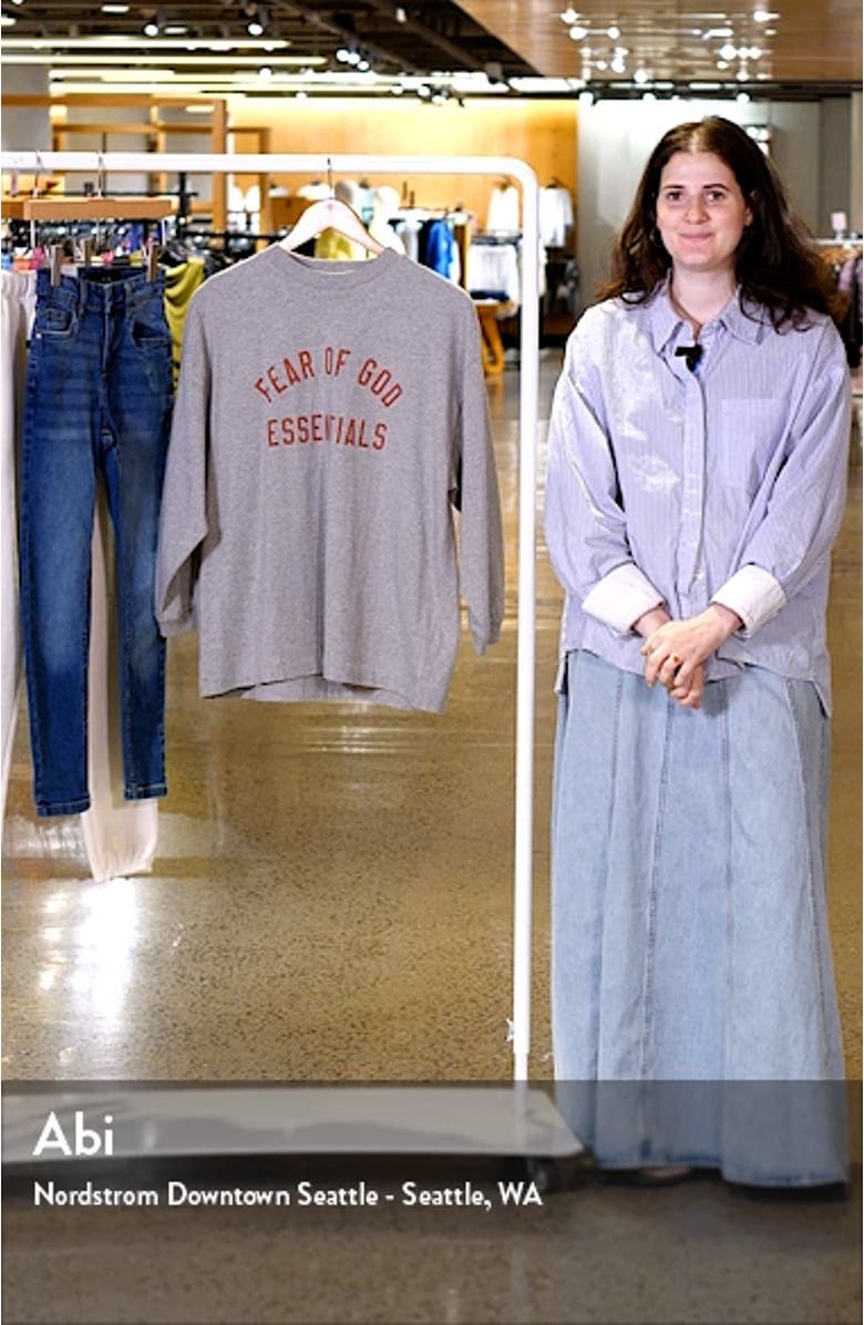 Kids' Long Sleeve Logo Graphic T-Shirt, sales video thumbnail