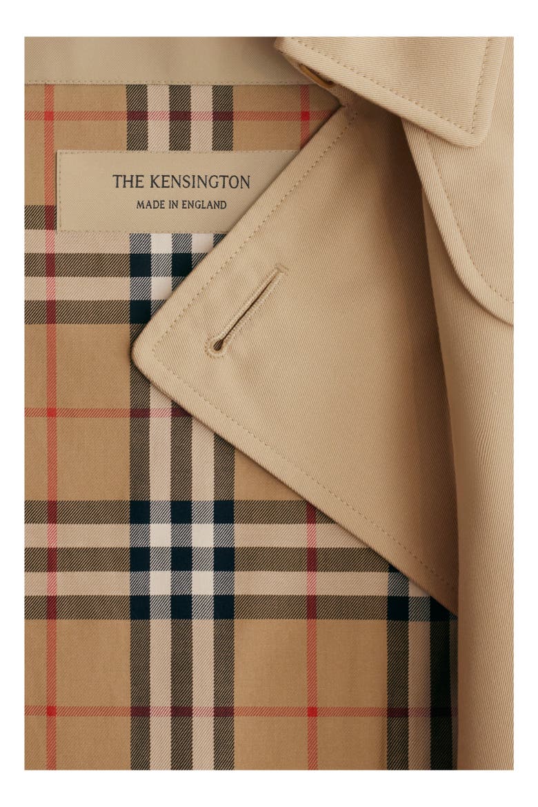 Mid-length Kensington Heritage Trench Coat, Alternate, color, Honey beige