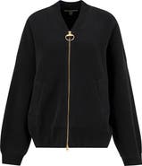 Barbour Milda Oversize Cotton & Wool Bomber Cardigan