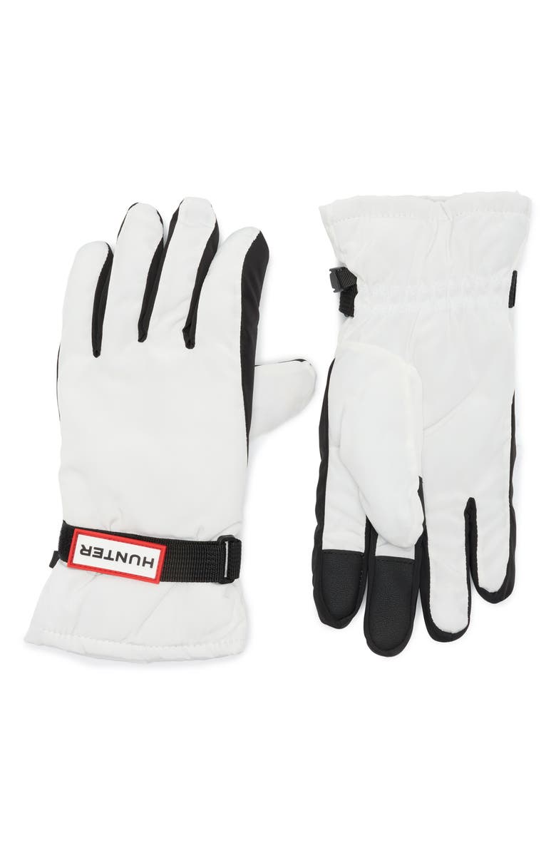 Hunter Intrepid Snow Gloves, Main, color, White Willow