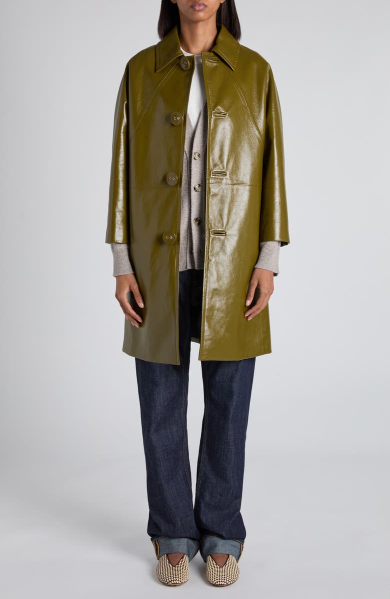 Bottega Veneta Mélange Wool Drill Tapered Pants, Alternate, color, 4023 Dark Indigo