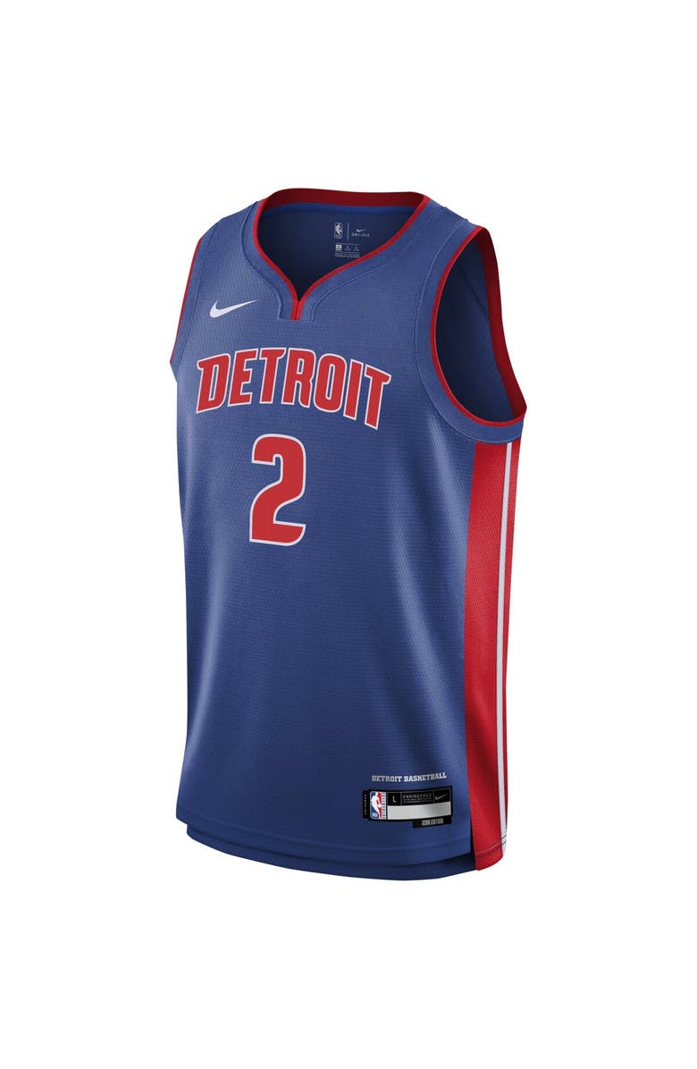 Nike Youth Nike Cade Cunningham Blue Detroit Pistons Swingman Jersey - Icon Edition, Alternate, color, Blue