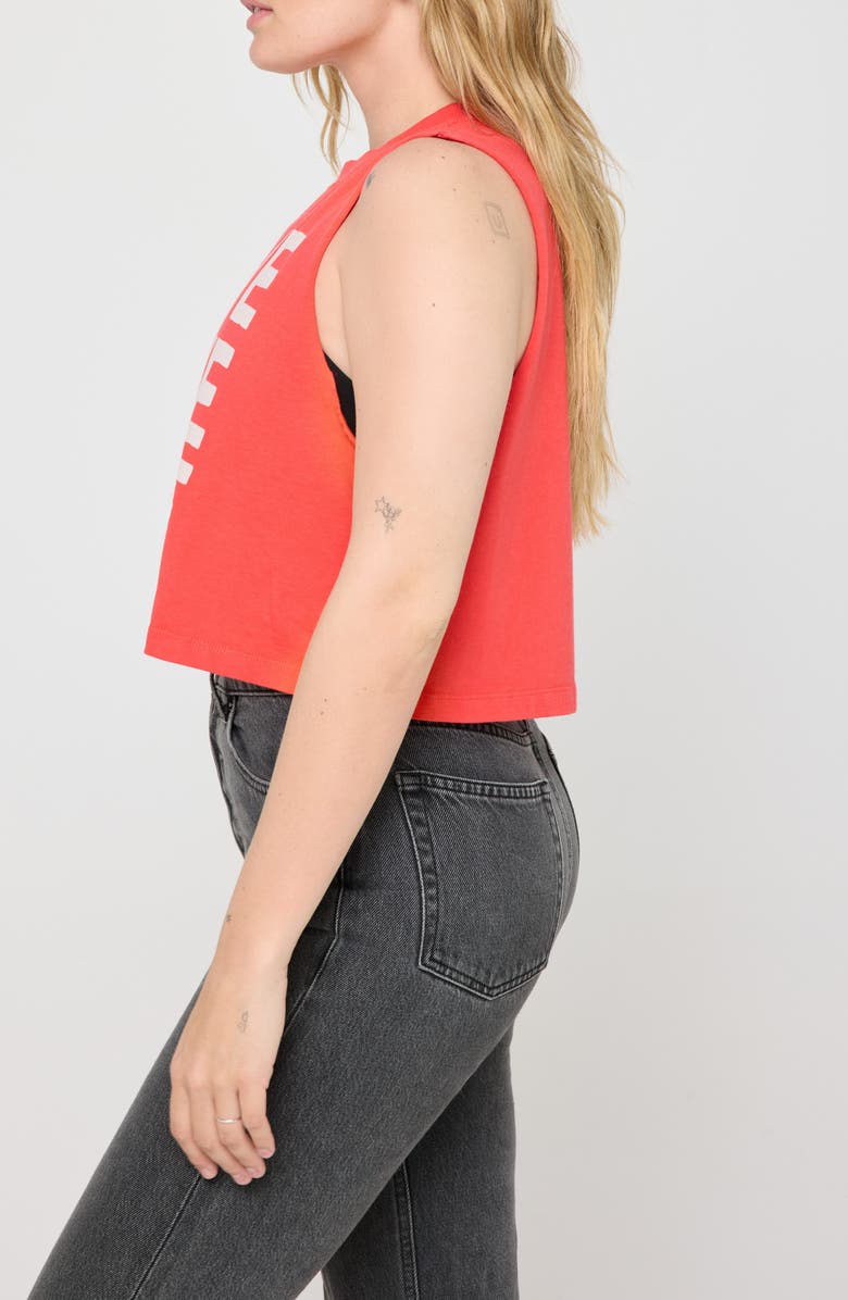 Spiritual Gangster Love Shine Callie Crop Graphic Tank, Alternate, color,