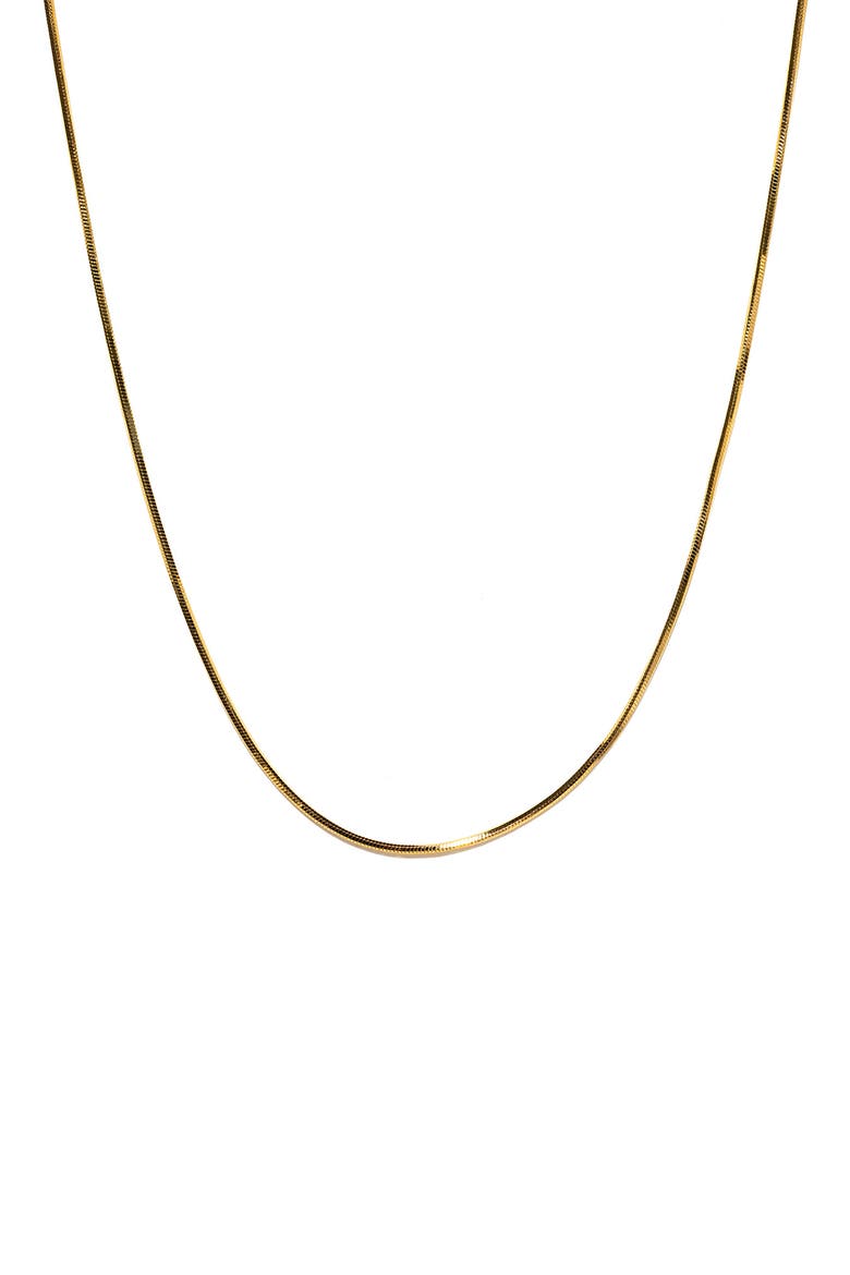 Monaco Snake Chain Necklace, Main, color, GOLD
