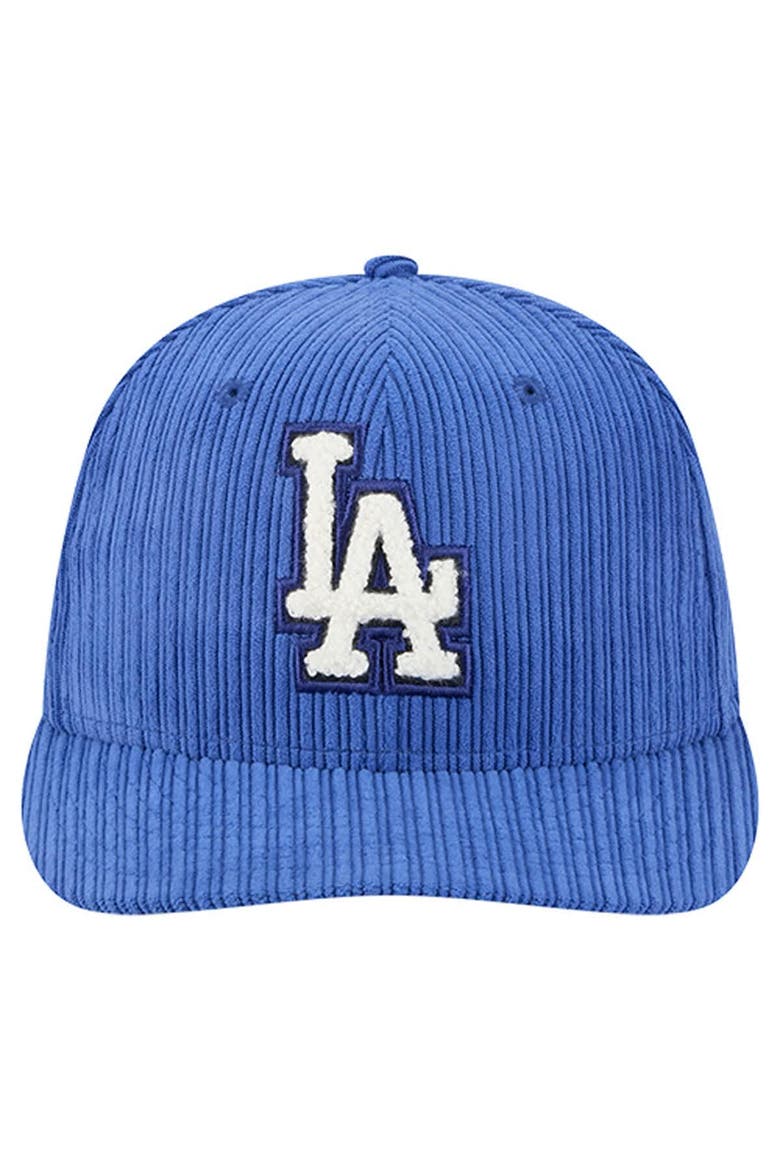 Men's New Era  Royal Los Angeles Dodgers Chenille Pop 59FIFTY Fitted Hat, Alternate, color, Royal