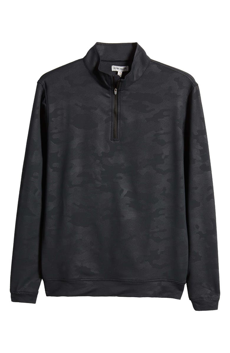 Peter Millar Perth Camo Quarter Zip Performance Pullover, Alternate, color,