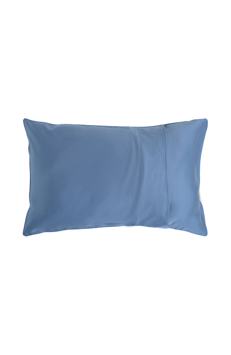 Lost Pattern Silk Pillowcase, Alternate, color, Silver