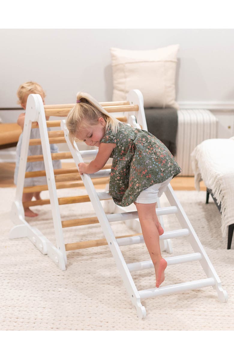 Little Partners Climbing Ladder, Alternate, color, Soft White