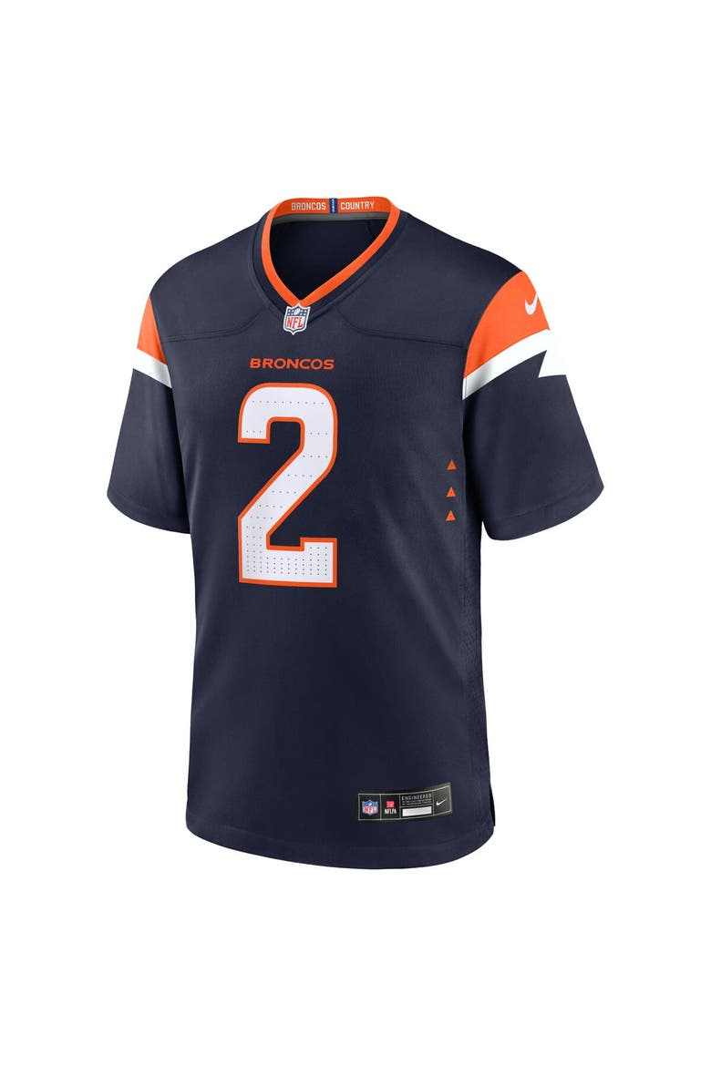 Men's Nike Patrick Surtain II Navy Denver Broncos Mile High Collection Alternate Game Jersey, Alternate, color, Navy