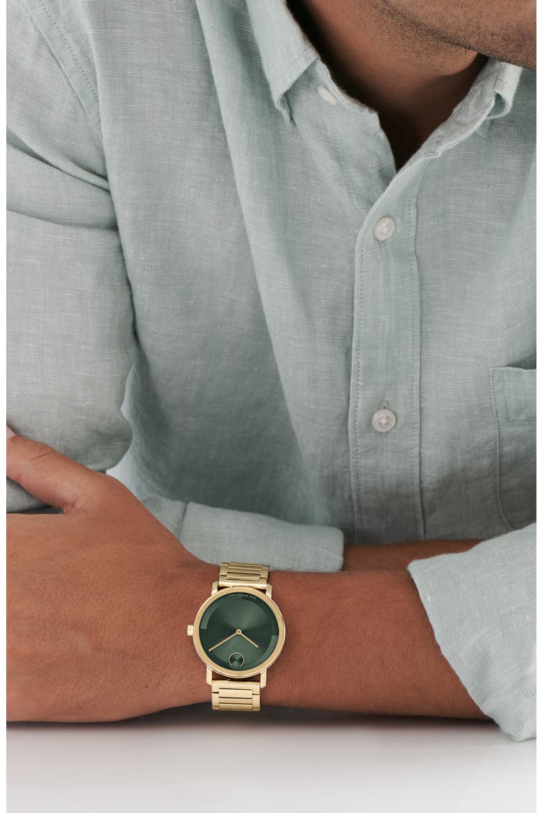 Bold Evolution 2.0 Bracelet Watch, 40mm, Alternate, color, GREEN DIAL