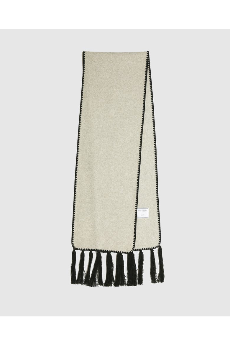 Mountain Side Scarf, Alternate, color, Cream