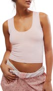 Free People Clean Lines Seamless Crop Muscle Tank