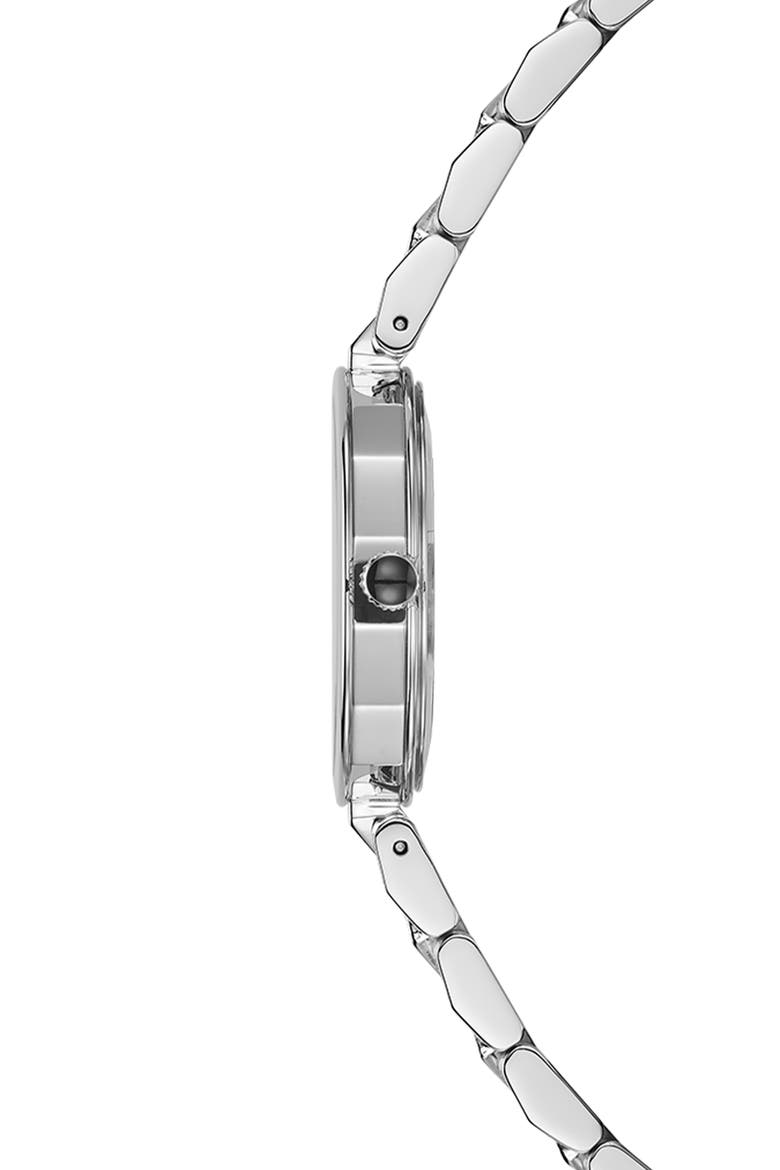 Mother-of-Pearl Stainless Steel Bracelet Watch, Alternate, color, STAINLESS STEEL