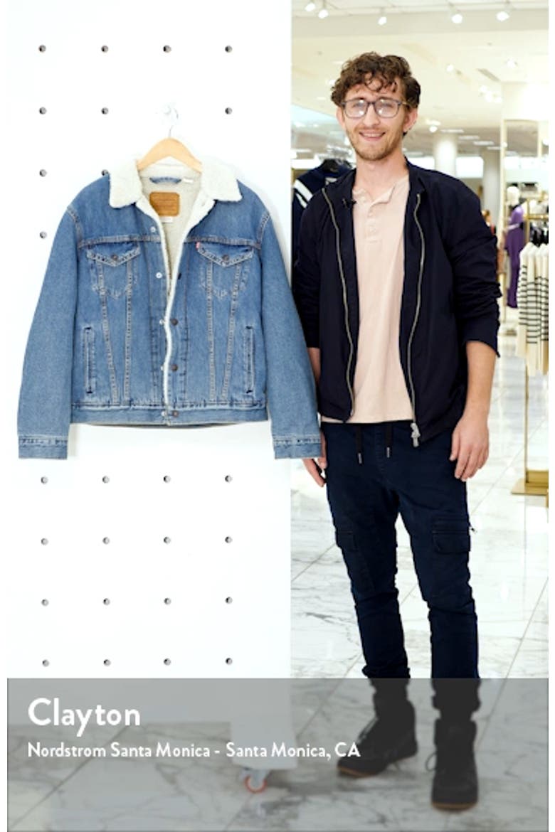 Levi's® Type III Faux Shearling Lined Denim Trucker Jacket video