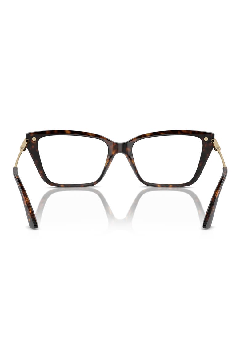 53mm Cat Eye Optical Glasses, Alternate, color, HAVANA / DEMO LENS