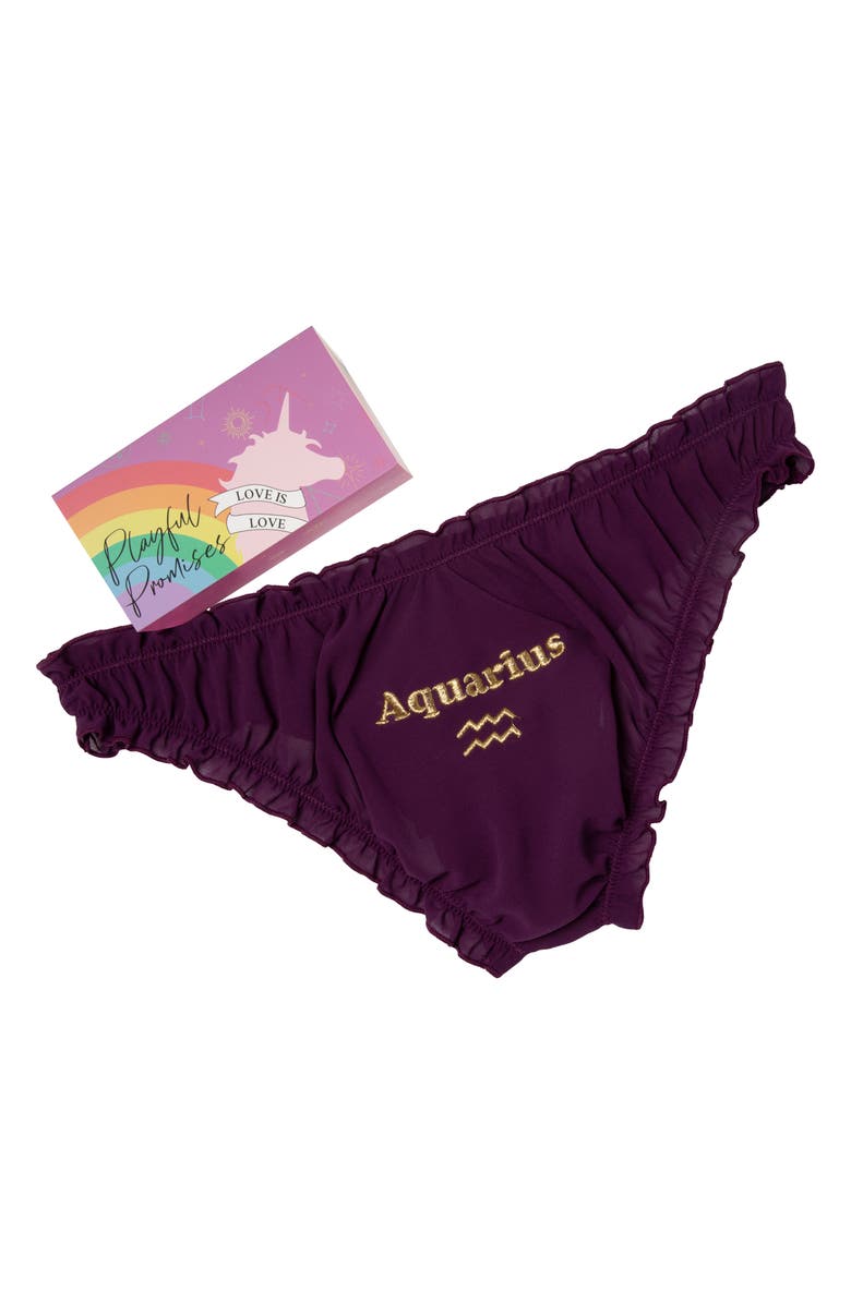 Playful Promises Aquarius Chiffon Panties, Alternate, color,