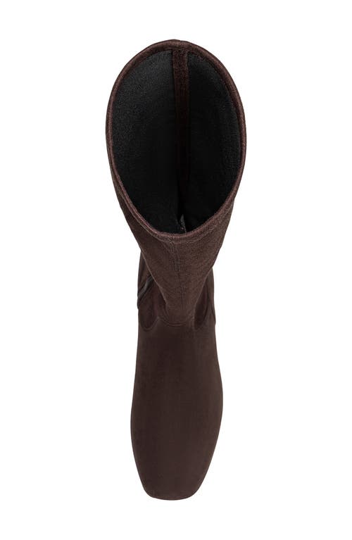 Donald Pliner Avera Knee High Boot In Dark Brown