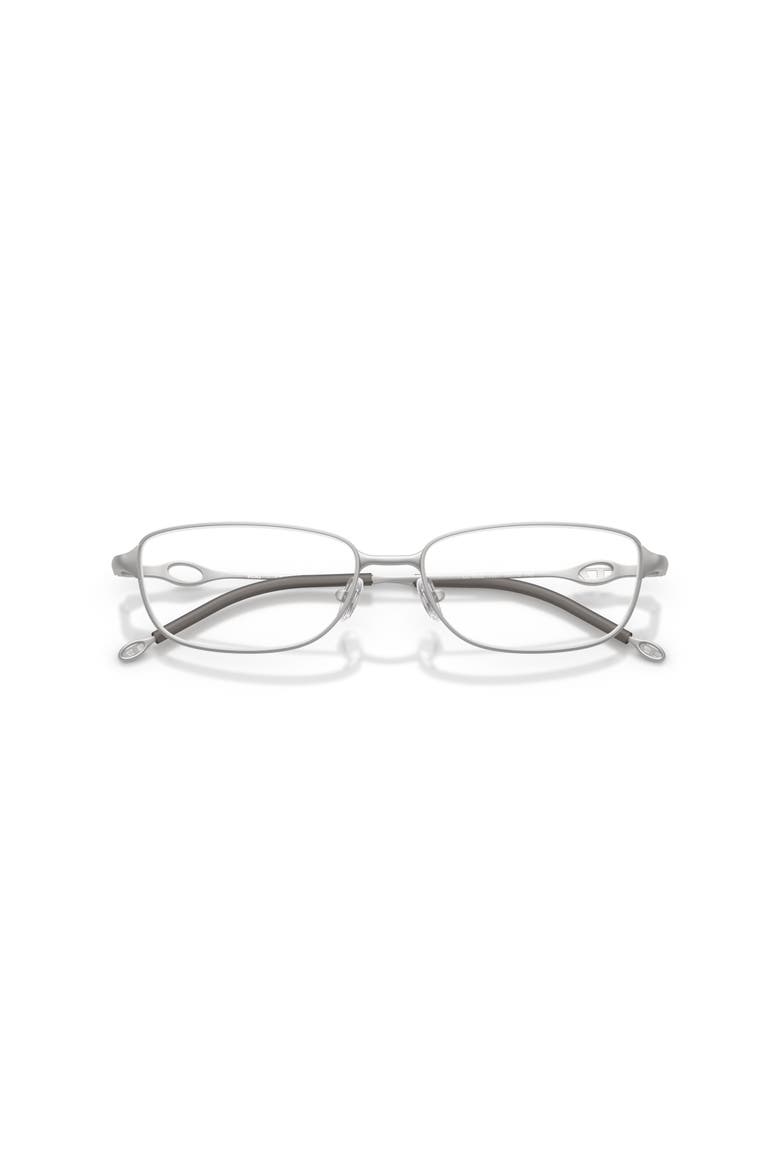 54mm Rectangle optical glasses, Alternate, color, Silver