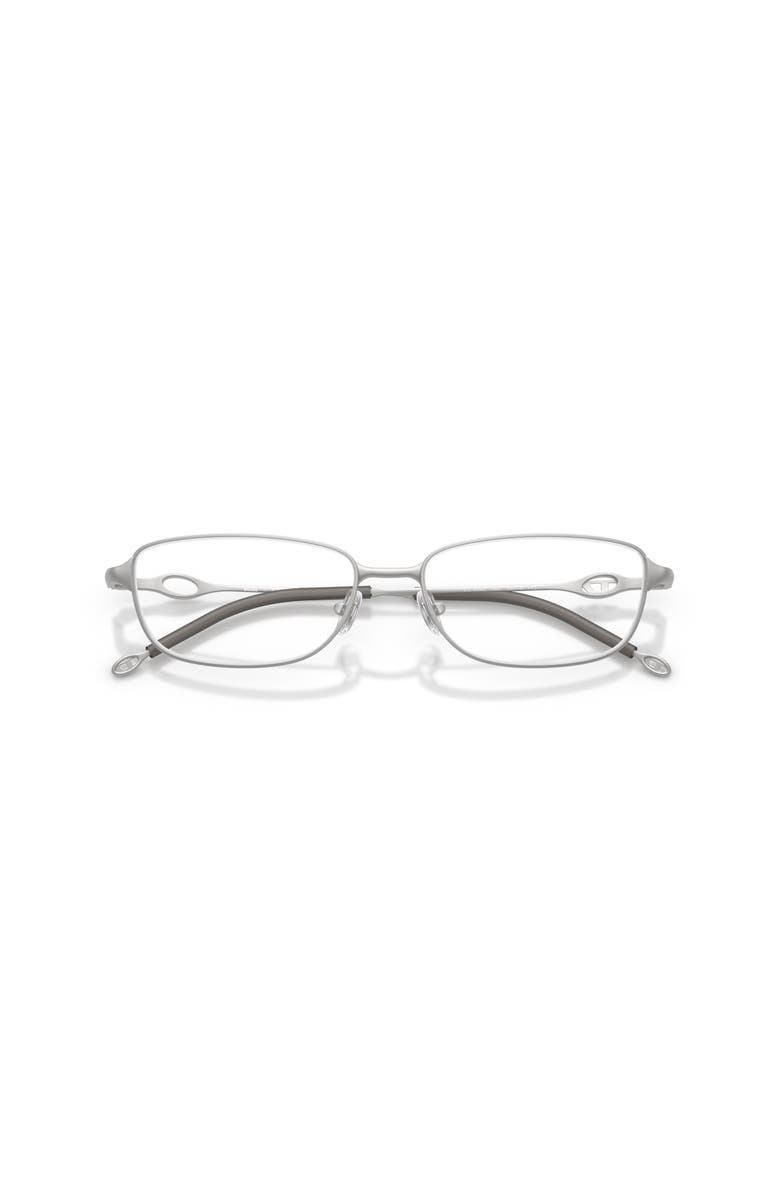 DIESEL<sup>®</sup> 56mm Rectangle optical glasses, Alternate, color, Silver