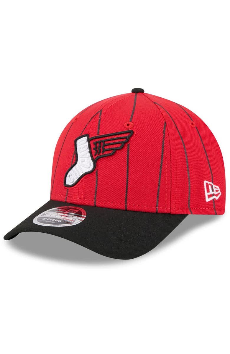 New Era Men's New Era Red/Black Chicago White Sox 2025 City Connect 9FORTY M-Crown Adjustable Hat, Main, color, Red