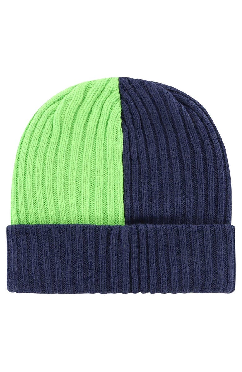 '47 Men's '47 Navy Seattle Seahawks Fracture Cuffed Knit Hat, Alternate, color, Navy