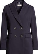 Herno Double Breasted Stretch Cotton Blend Jacket