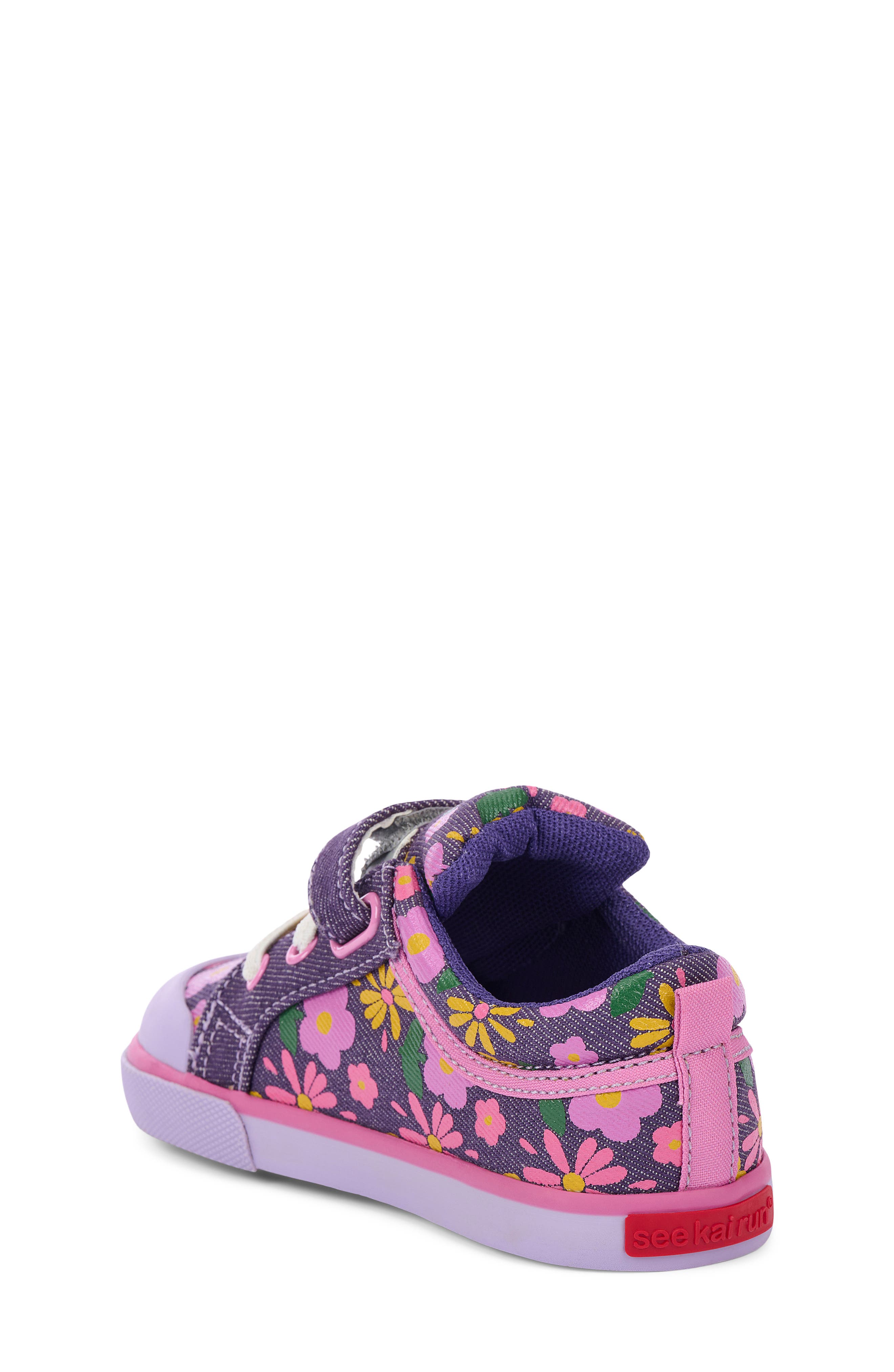 Kids' Kristin Sneaker, Alternate, color, PURPLE FLORAL