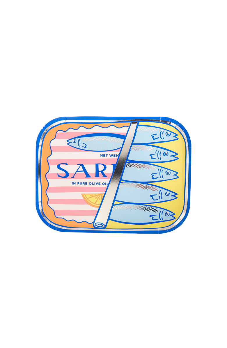 Jollity & Co. Le Dinner Sardine Can Dinner Plates, Main, color, Assorted Pre-Pack