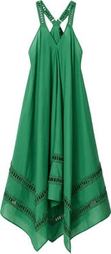 AllSaints Lil Handkerchief Hem Cotton Dress