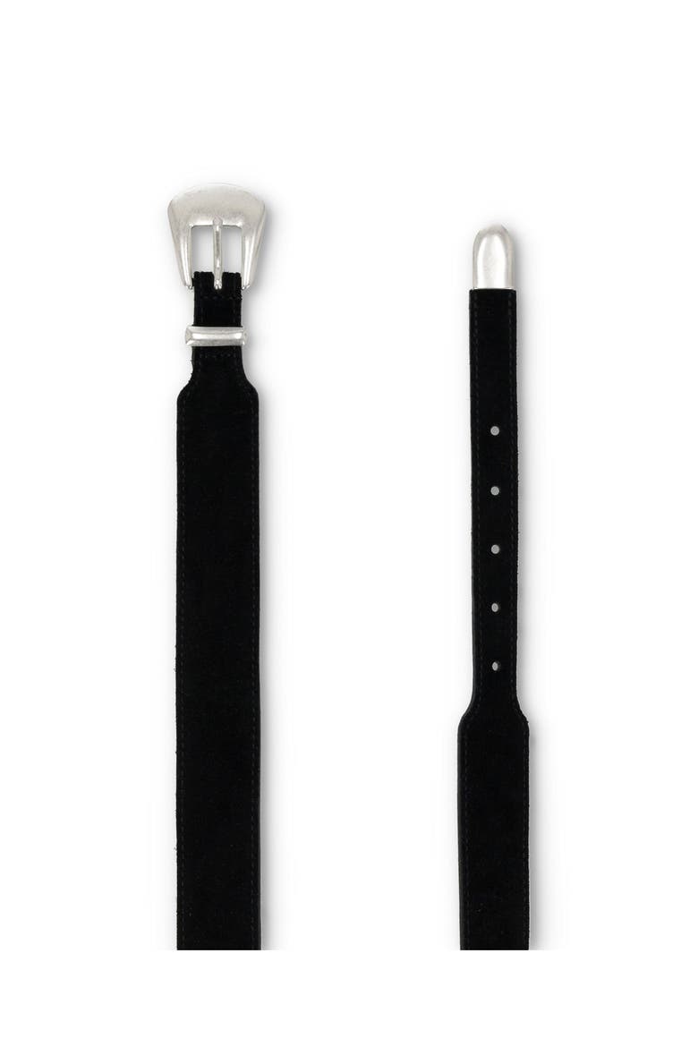 Phoenix Leather Belt, Alternate, color, BLACK
