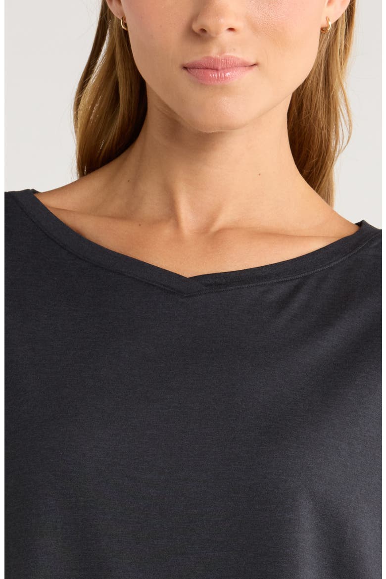 Restore Soft Long Sleeve Relaxed T-Shirt, Alternate, color, BLACK