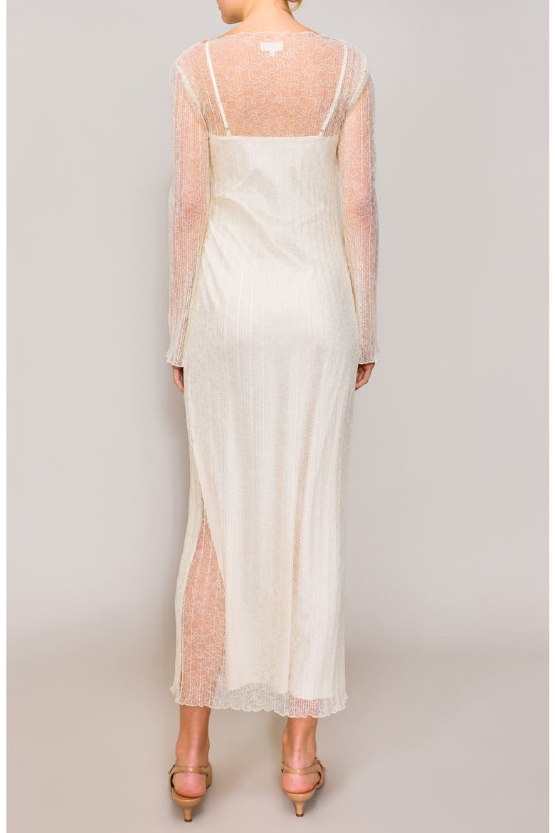 champagne sequin dress Pretty Embellished Bodice and High Slit Mio Black Studded Mesh UK Size:20 neckline_Asymmetrical