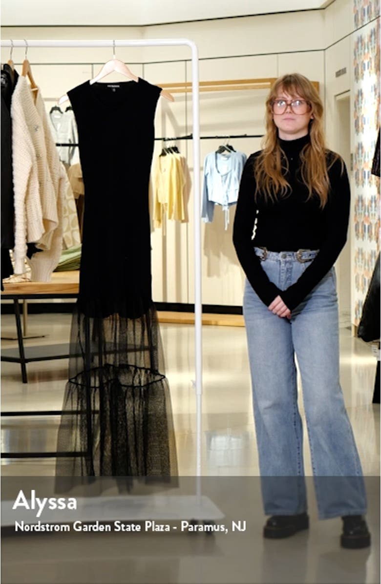 Copen Sheer Hem Sleeveless Maxi Dress, sales video thumbnail