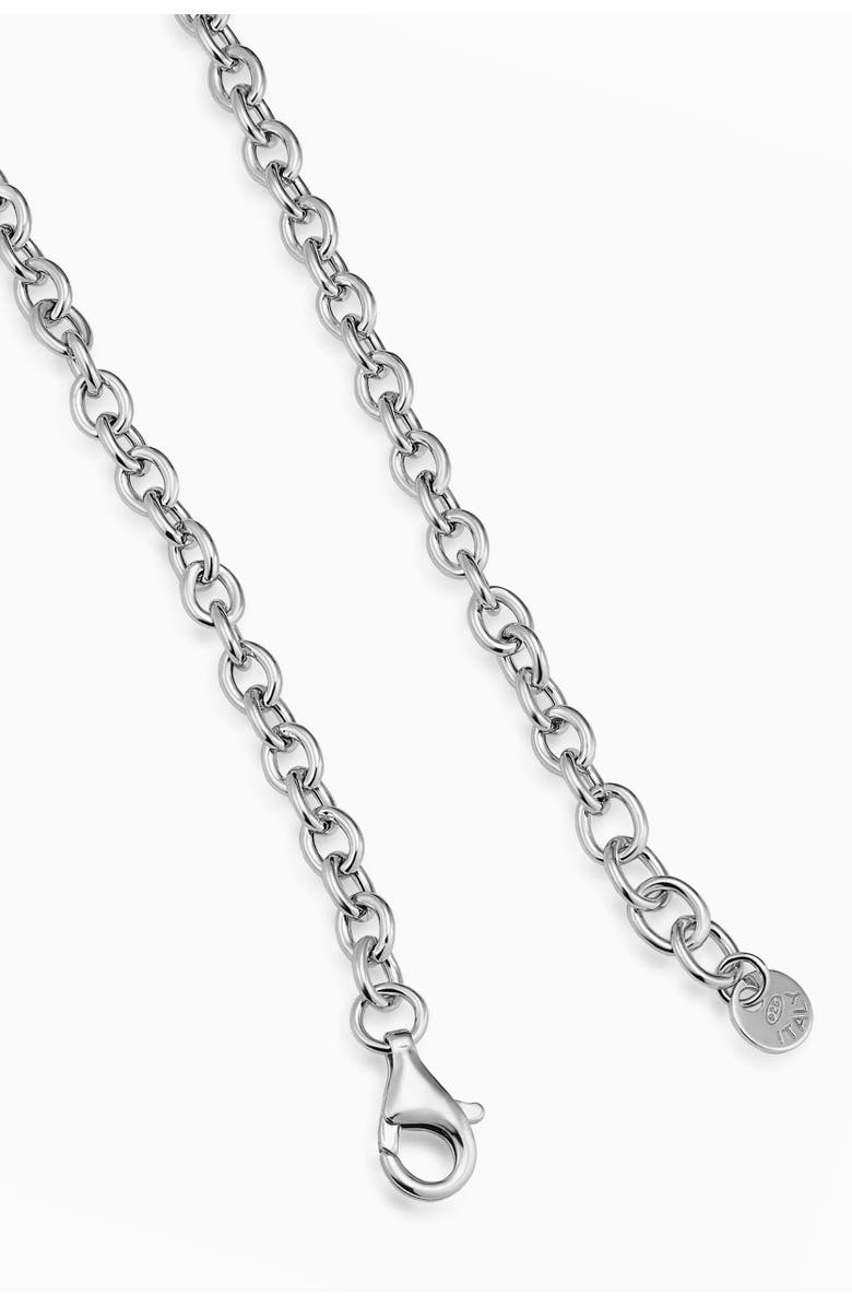 Oradina Sterling Silver Together Pendant Necklace, Alternate, color, Silver