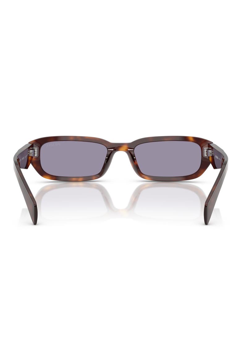 53mm Rectangular Sunglasses, Alternate, color, GREY