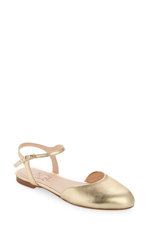 Milly Ankle Strap Flat (Women)