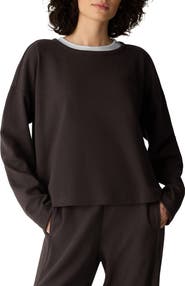 Eileen Fisher Waffle Knit Box Top