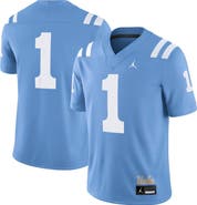 Jordan Brand Men's Jordan Brand #1 Light Blue UCLA Bruins Alternate Game Jersey