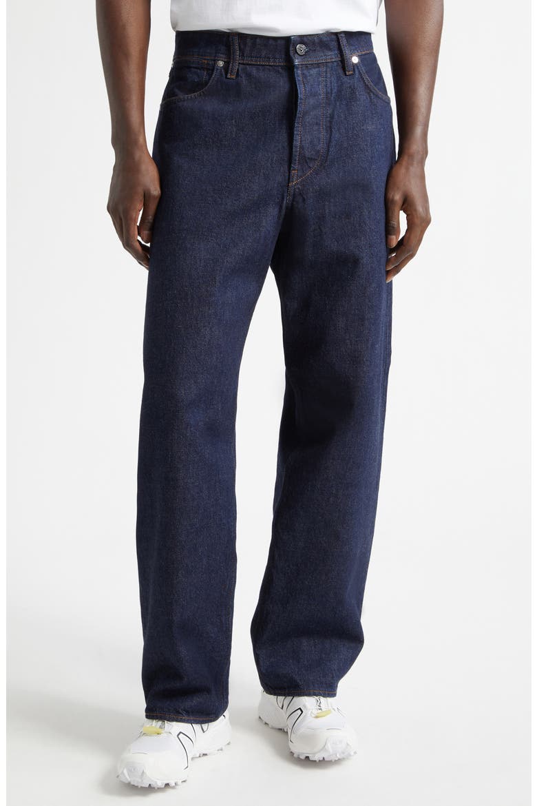 Straight Leg Jeans, Main, color, BLUE RINSE