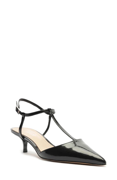 Teagan Ankle Strap Pointed Toe Pump (Women)