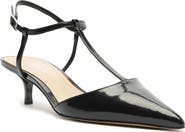Arezzo Teagan Ankle Strap Pointed Toe Pump