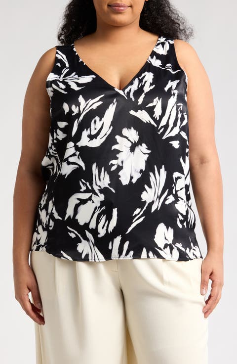 Double V-Neck Tank (Plus)